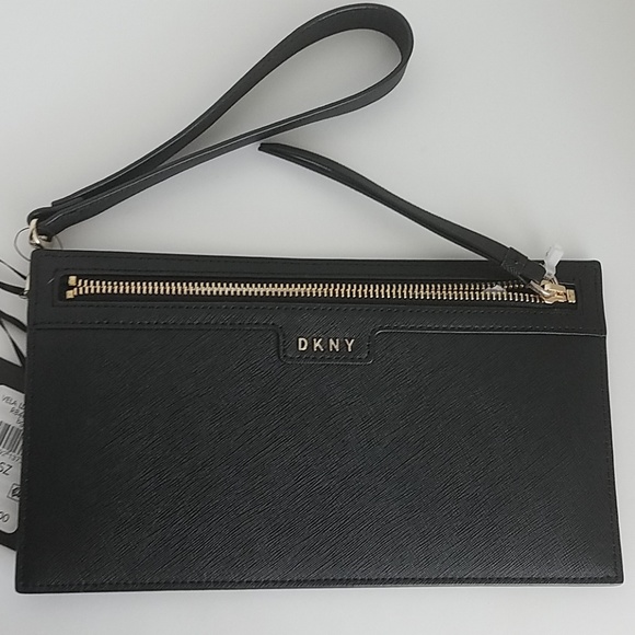DKNY Vela Leather Wristlet - Picture 8 of 8